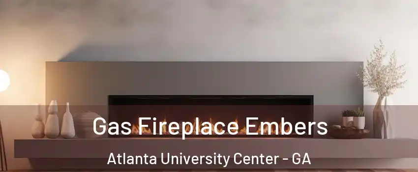 Gas Fireplace Embers Atlanta University Center - GA