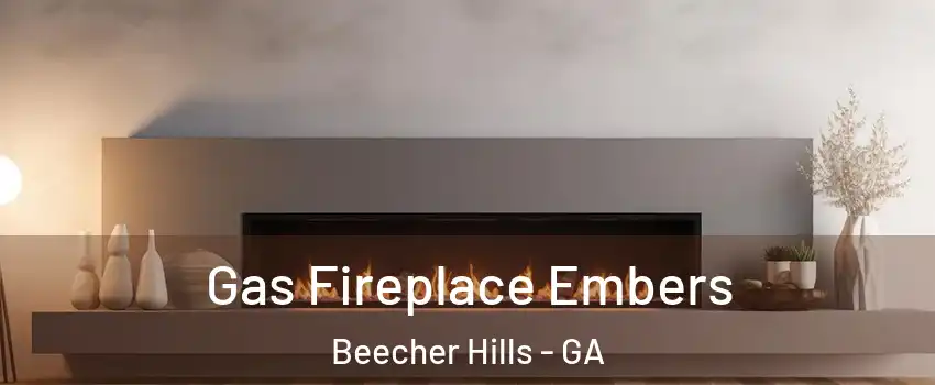 Gas Fireplace Embers Beecher Hills - GA