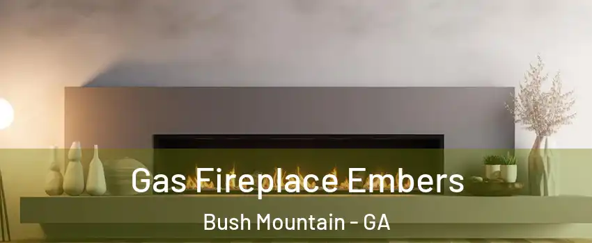 Gas Fireplace Embers Bush Mountain - GA