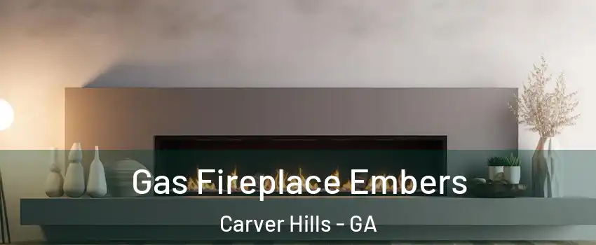 Gas Fireplace Embers Carver Hills - GA