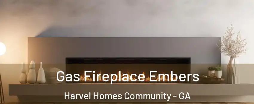 Gas Fireplace Embers Harvel Homes Community - GA