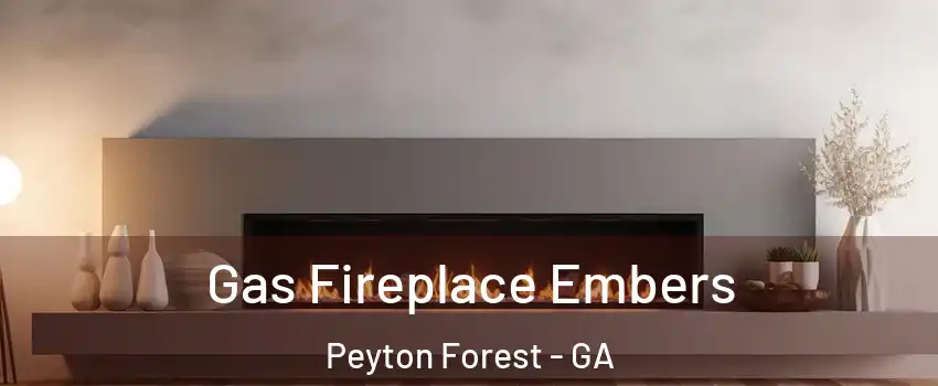 Gas Fireplace Embers Peyton Forest - GA