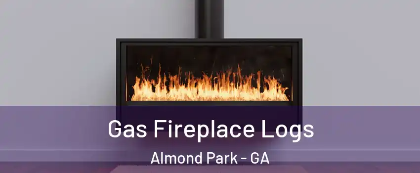 Gas Fireplace Logs Almond Park - GA
