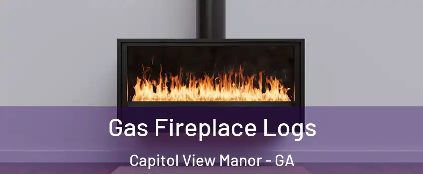 Gas Fireplace Logs Capitol View Manor - GA