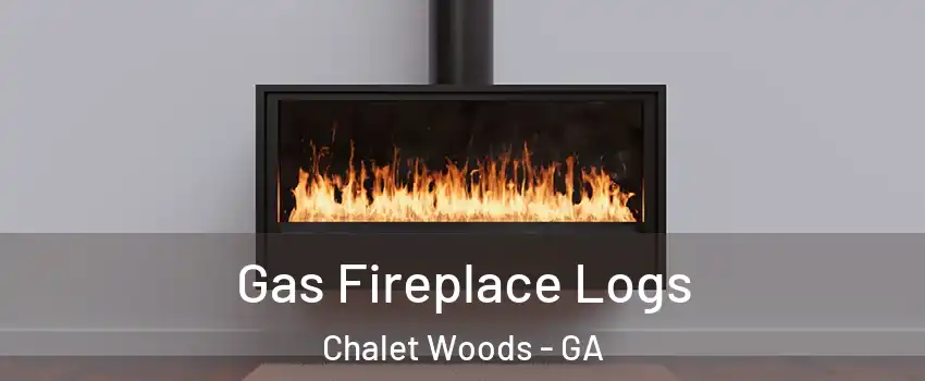 Gas Fireplace Logs Chalet Woods - GA