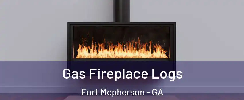 Gas Fireplace Logs Fort Mcpherson - GA