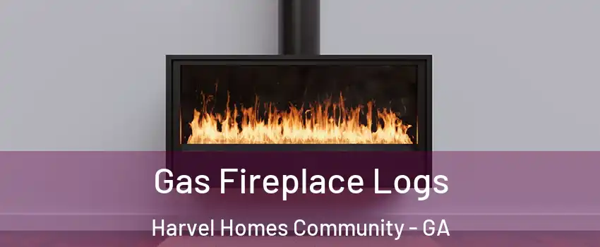 Gas Fireplace Logs Harvel Homes Community - GA