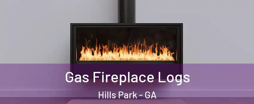 Gas Fireplace Logs Hills Park - GA