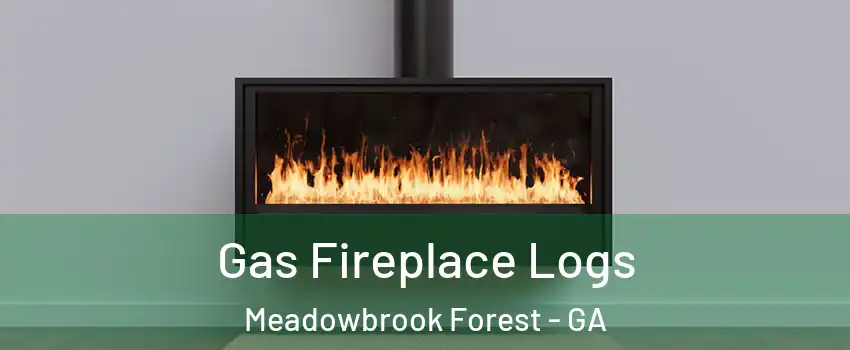 Gas Fireplace Logs Meadowbrook Forest - GA