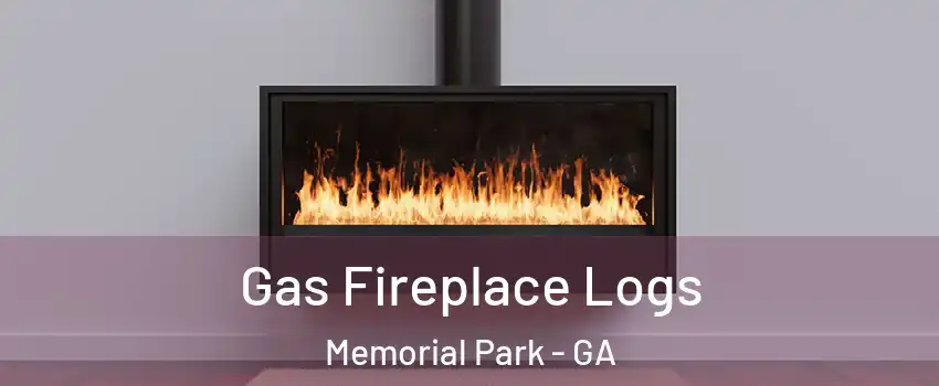 Gas Fireplace Logs Memorial Park - GA
