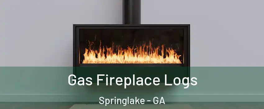 Gas Fireplace Logs Springlake - GA