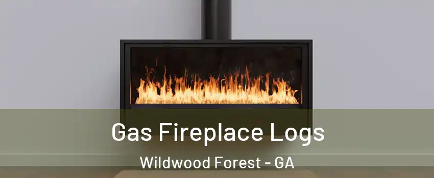 Gas Fireplace Logs Wildwood Forest - GA
