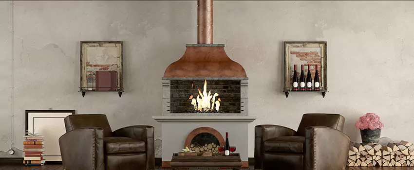 Thelin Hearth Products Providence Pellet Insert Fireplace Installation in South Tuxedo Park, GA