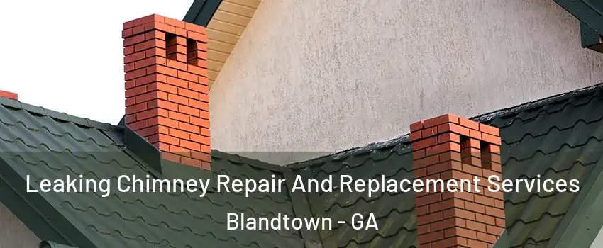 Leaking Chimney Repair And Replacement Services Blandtown - GA