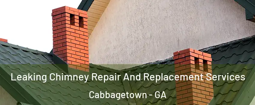 Leaking Chimney Repair And Replacement Services Cabbagetown - GA