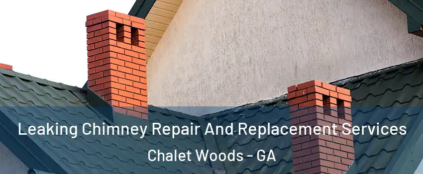 Leaking Chimney Repair And Replacement Services Chalet Woods - GA