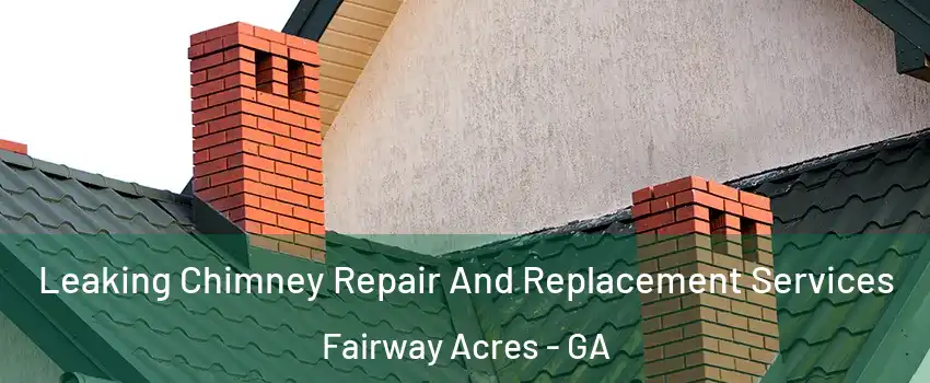 Leaking Chimney Repair And Replacement Services Fairway Acres - GA