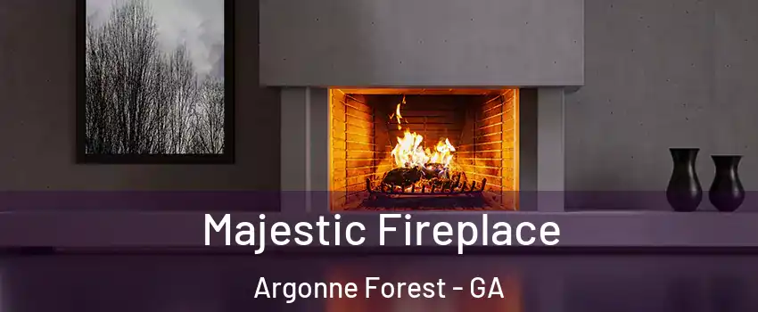 Majestic Fireplace Argonne Forest - GA