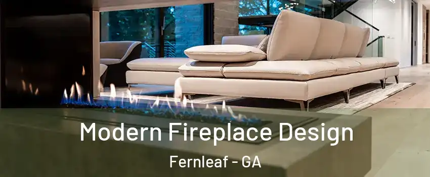 Modern Fireplace Design Fernleaf - GA
