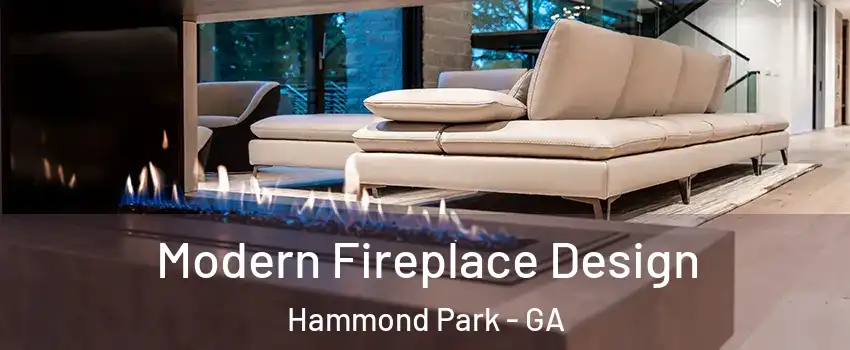 Modern Fireplace Design Hammond Park - GA