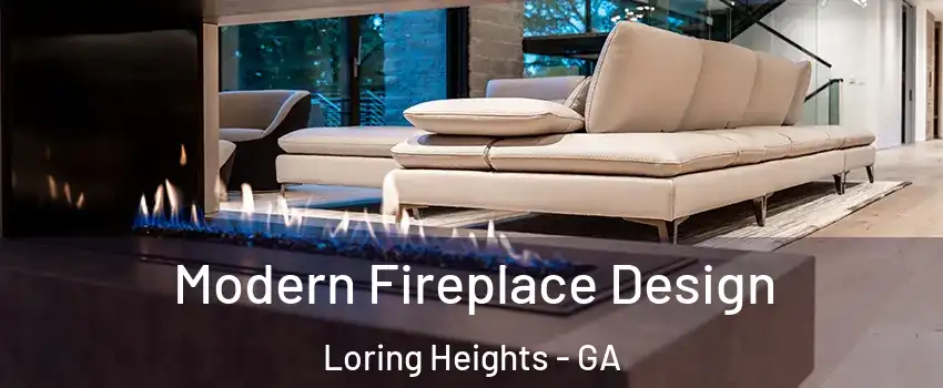 Modern Fireplace Design Loring Heights - GA