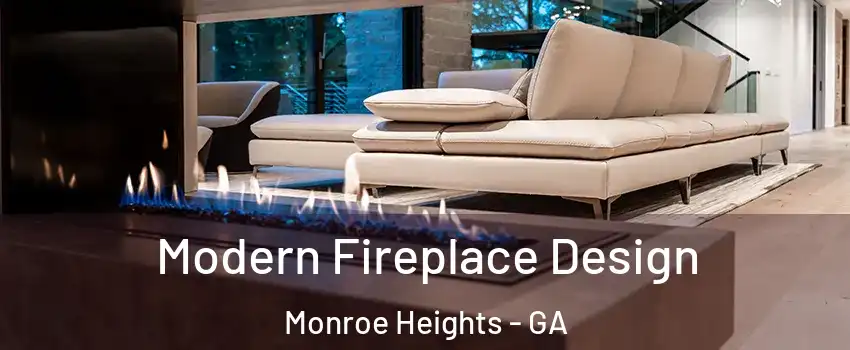 Modern Fireplace Design Monroe Heights - GA