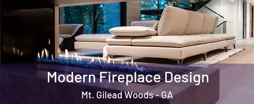 Modern Fireplace Design Mt. Gilead Woods - GA