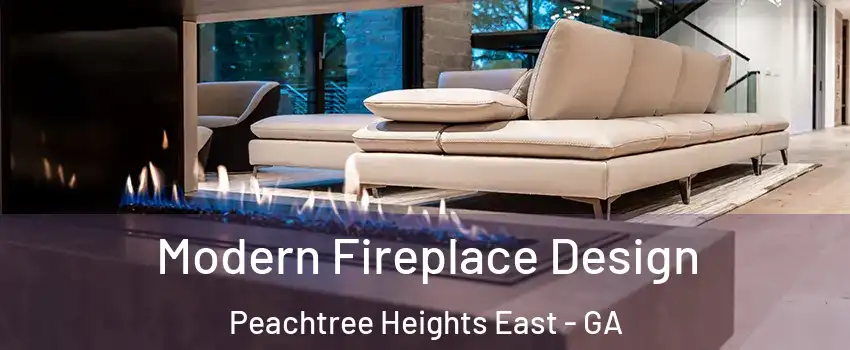 Modern Fireplace Design Peachtree Heights East - GA