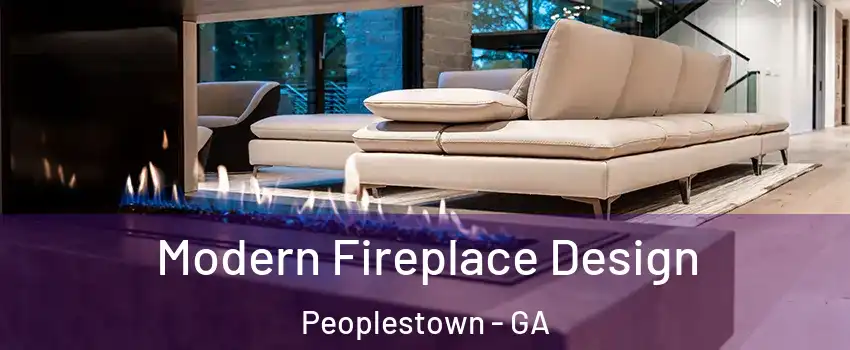 Modern Fireplace Design Peoplestown - GA