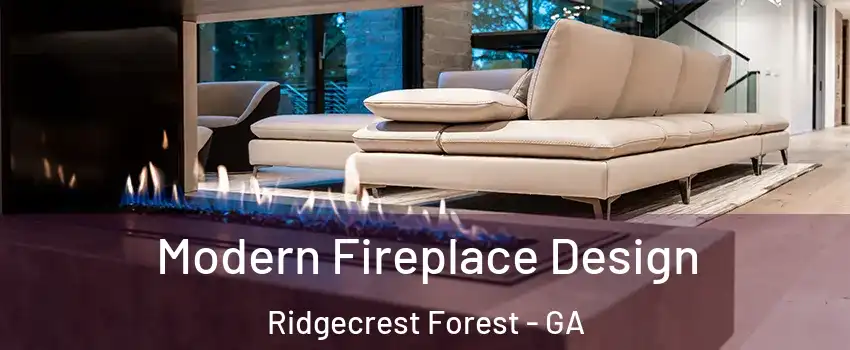 Modern Fireplace Design Ridgecrest Forest - GA