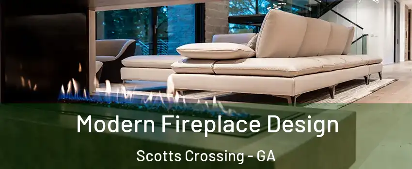Modern Fireplace Design Scotts Crossing - GA