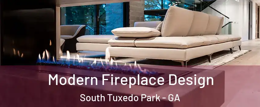 Modern Fireplace Design South Tuxedo Park - GA
