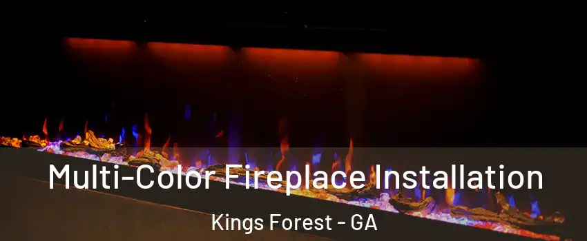 Multi-Color Fireplace Installation Kings Forest - GA