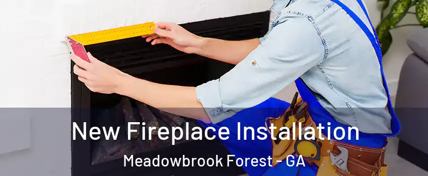 New Fireplace Installation Meadowbrook Forest - GA