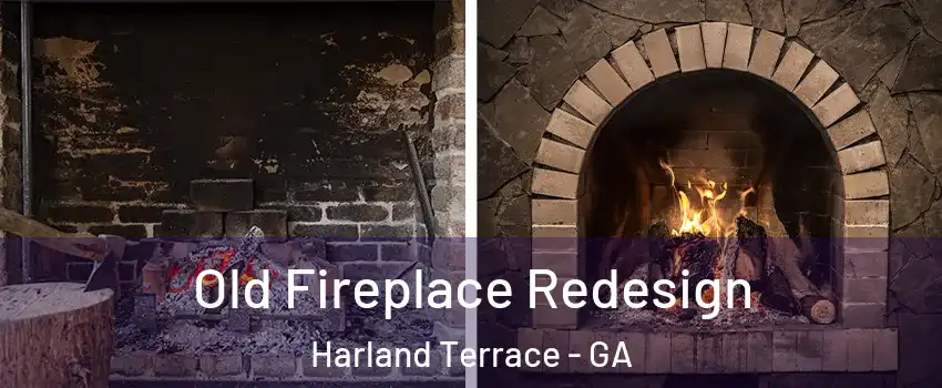 Old Fireplace Redesign Harland Terrace - GA