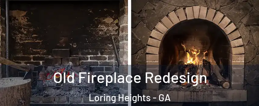 Old Fireplace Redesign Loring Heights - GA