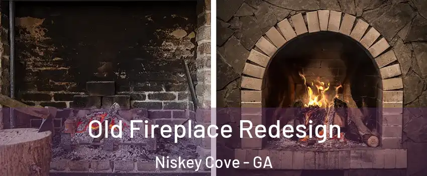 Old Fireplace Redesign Niskey Cove - GA