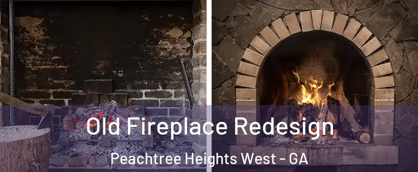 Old Fireplace Redesign Peachtree Heights West - GA