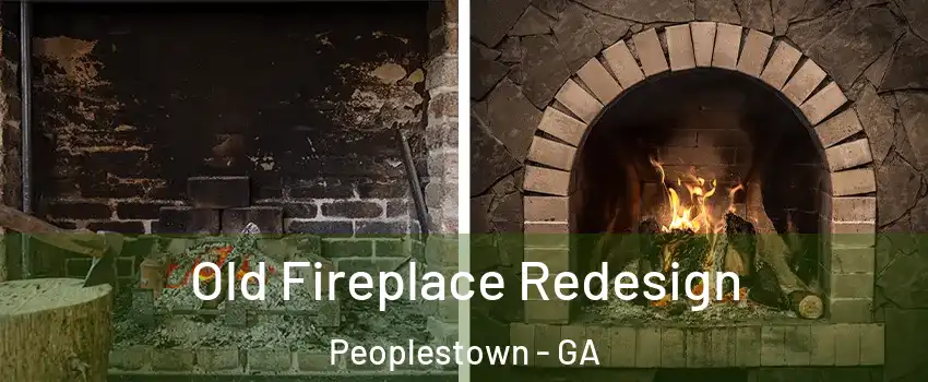 Old Fireplace Redesign Peoplestown - GA
