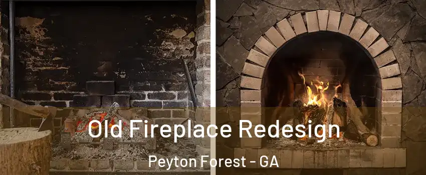Old Fireplace Redesign Peyton Forest - GA