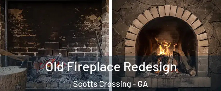 Old Fireplace Redesign Scotts Crossing - GA