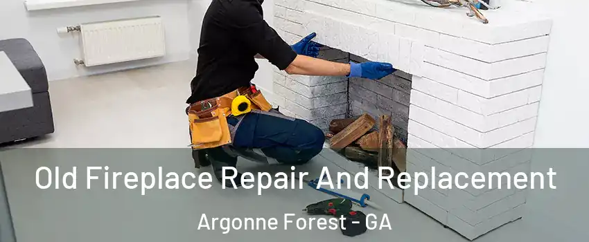 Old Fireplace Repair And Replacement Argonne Forest - GA