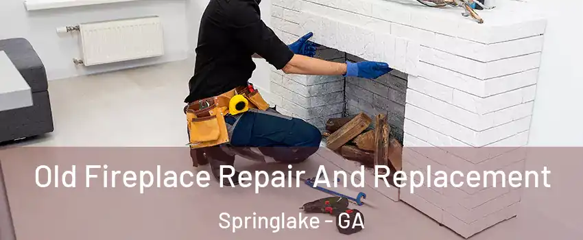 Old Fireplace Repair And Replacement Springlake - GA