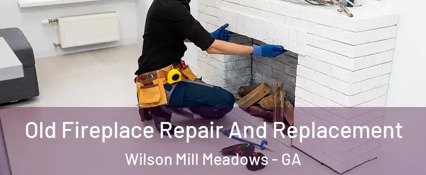 Old Fireplace Repair And Replacement Wilson Mill Meadows - GA
