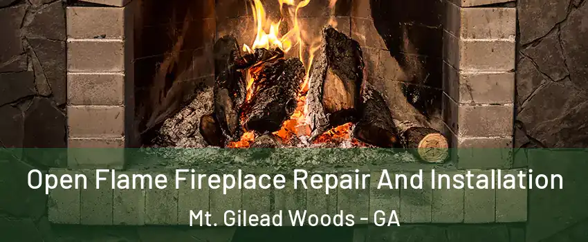 Open Flame Fireplace Repair And Installation Mt. Gilead Woods - GA