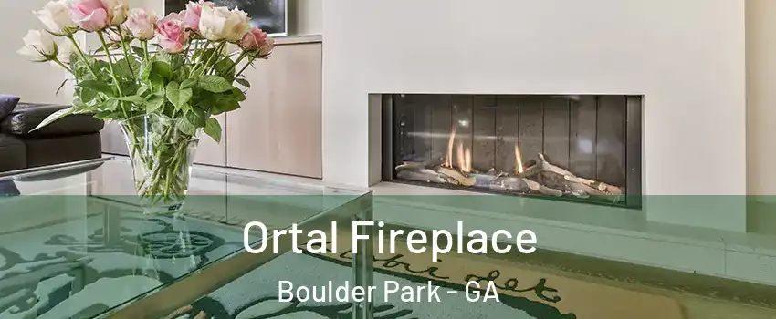 Ortal Fireplace Boulder Park - GA