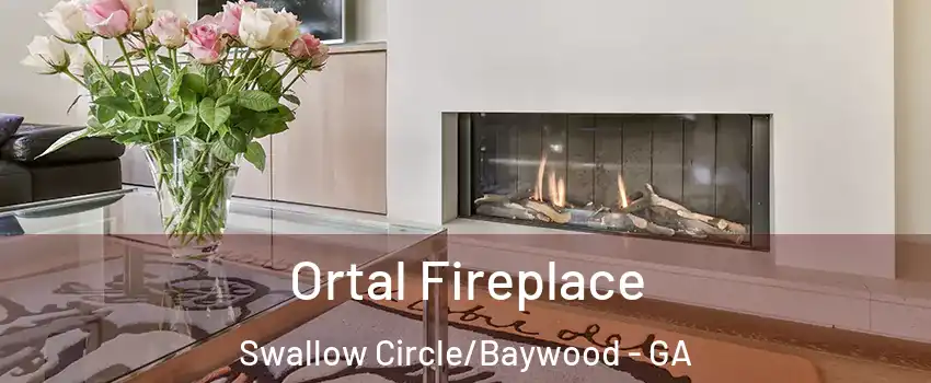 Ortal Fireplace Swallow Circle/Baywood - GA