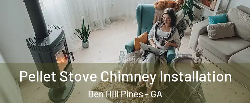 Pellet Stove Chimney Installation Ben Hill Pines - GA