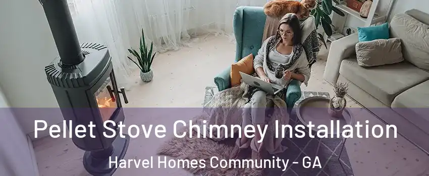 Pellet Stove Chimney Installation Harvel Homes Community - GA