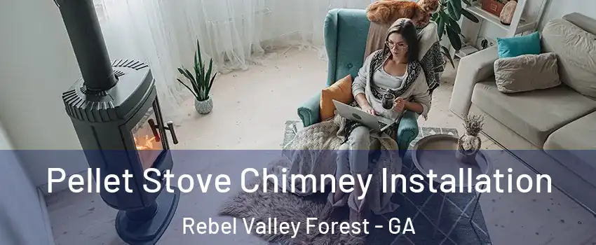 Pellet Stove Chimney Installation Rebel Valley Forest - GA